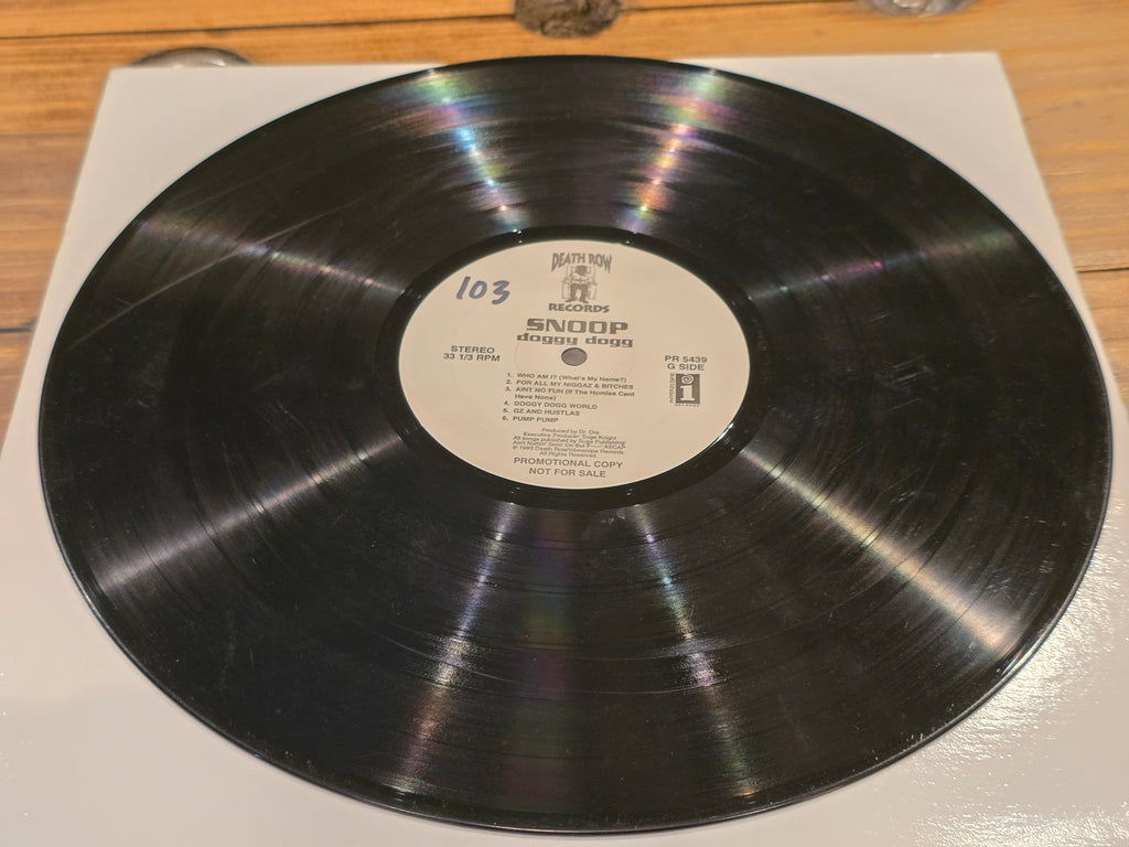 Snoop Doggy Dogg – Doggystyle (Original US White Label Promo LP, Death Row/Interscope PR 5439, 1993)