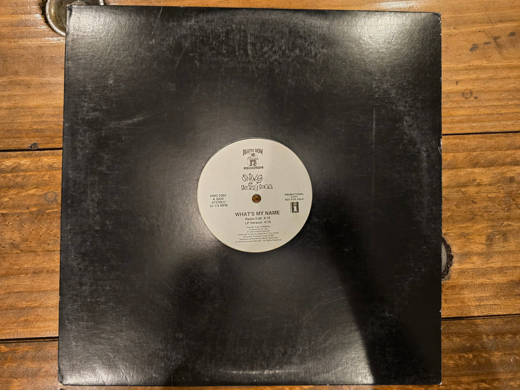 Snoop Doggy Dogg – What's My Name? (US Radio Promo 12" Single, Death Row/Interscope DMD 2060, SRC First Stamper)