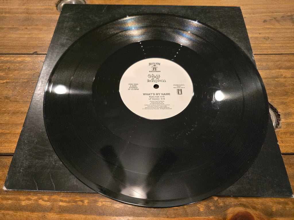 Snoop Doggy Dogg – What's My Name? (US Radio Promo 12" Single, Death Row/Interscope DMD 2060, SRC First Stamper)