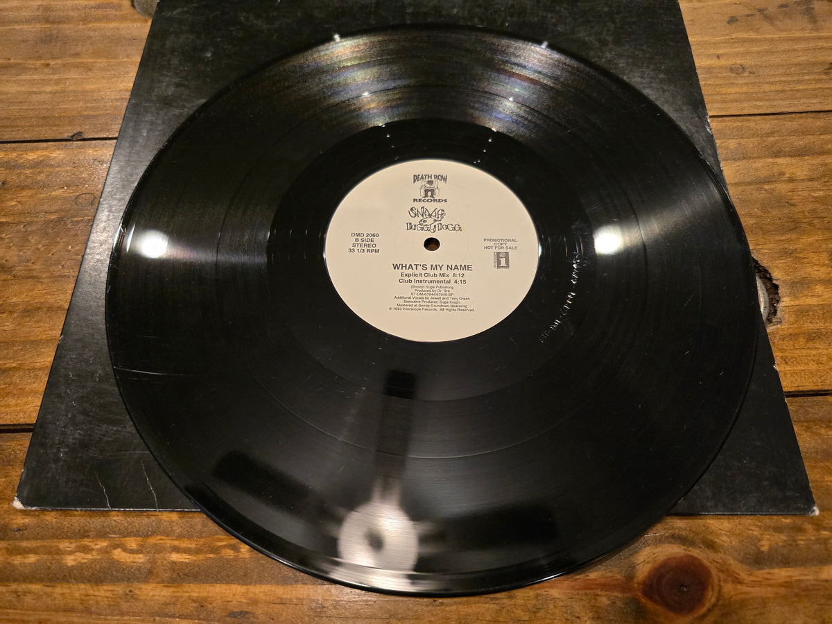 Snoop Doggy Dogg – What's My Name? (US Radio Promo 12" Single, Death Row/Interscope DMD 2060, SRC First Stamper)