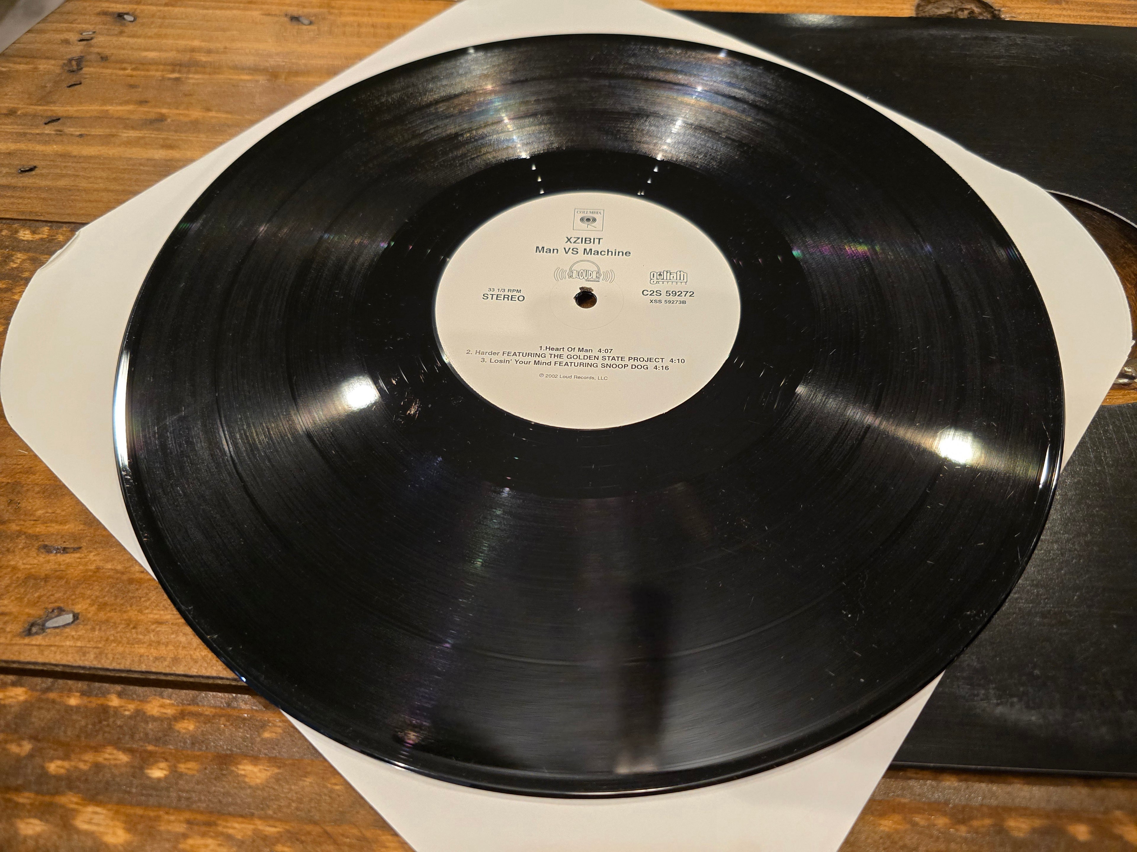 Xzibit – Man vs. Machine (Original US Promo 2xLP, Columbia C2S 59272, Promotional Copy)