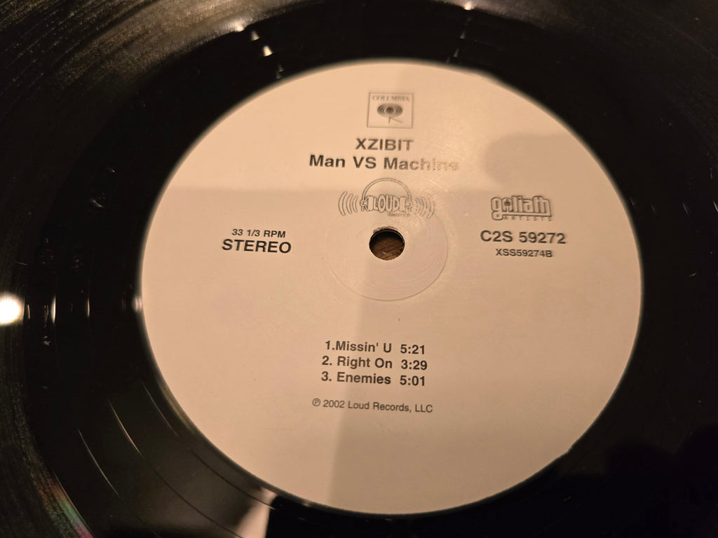 Xzibit – Man vs. Machine (Original US Promo 2xLP, Columbia C2S 59272, Promotional Copy)