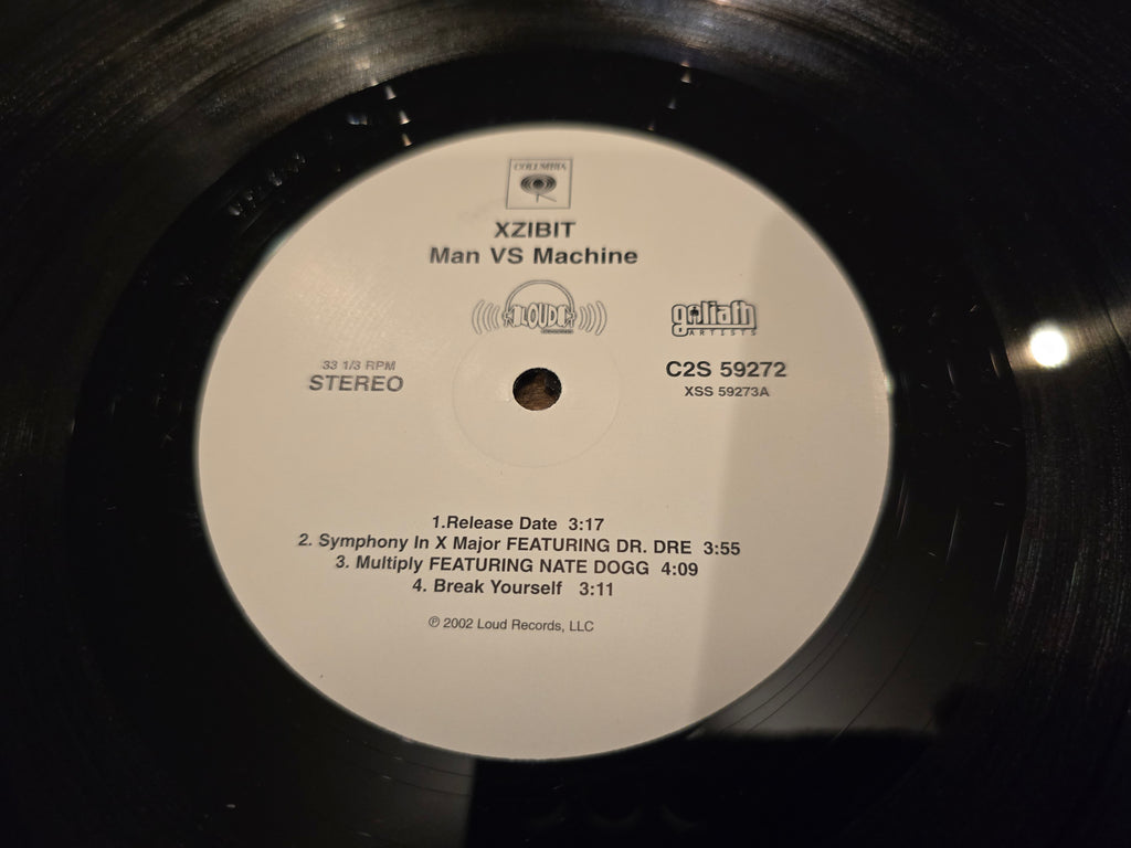 Xzibit – Man vs. Machine (Original US Promo 2xLP, Columbia C2S 59272, Promotional Copy)