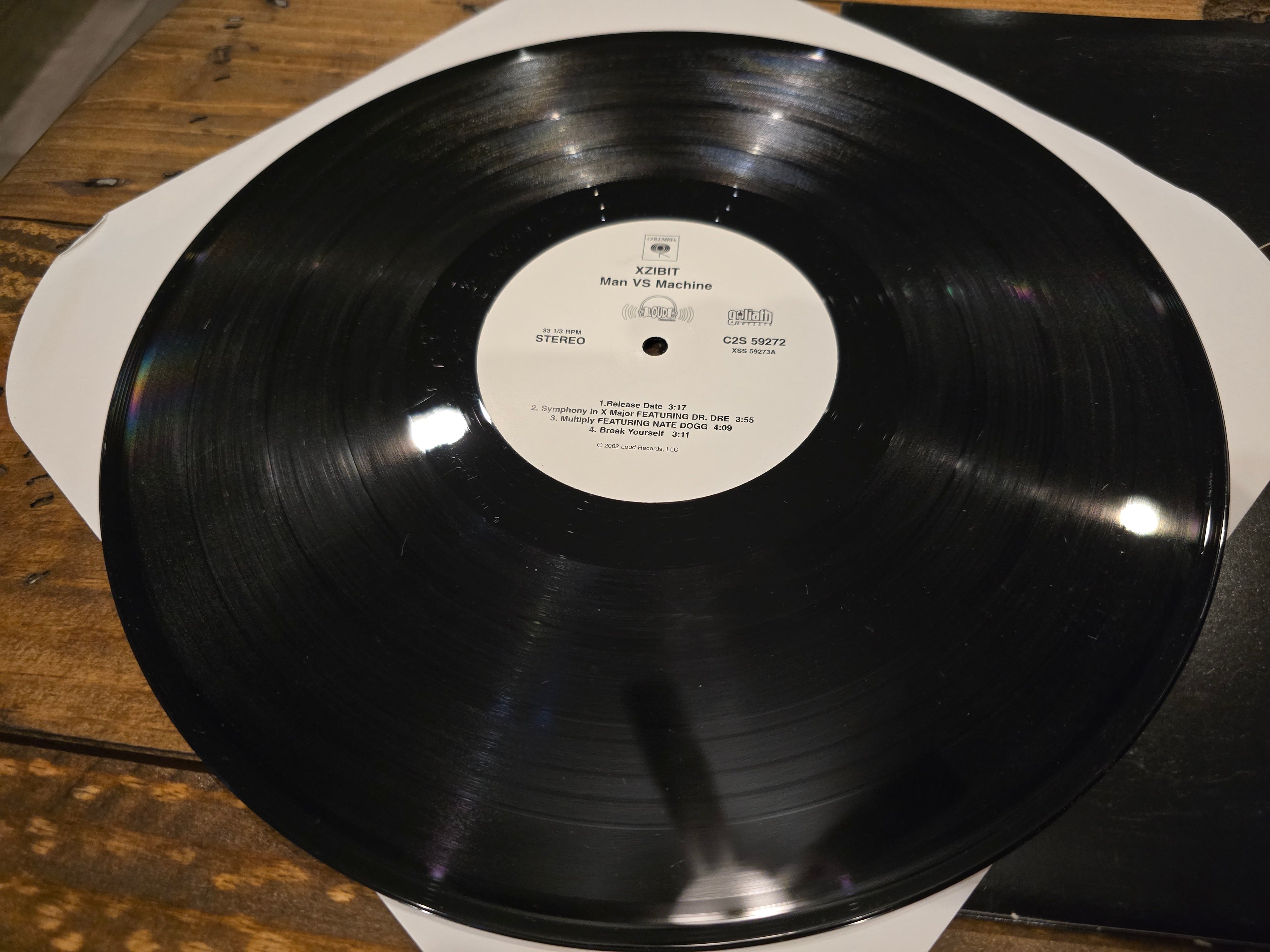 Xzibit – Man vs. Machine (Original US Promo 2xLP, Columbia C2S 59272, Promotional Copy)