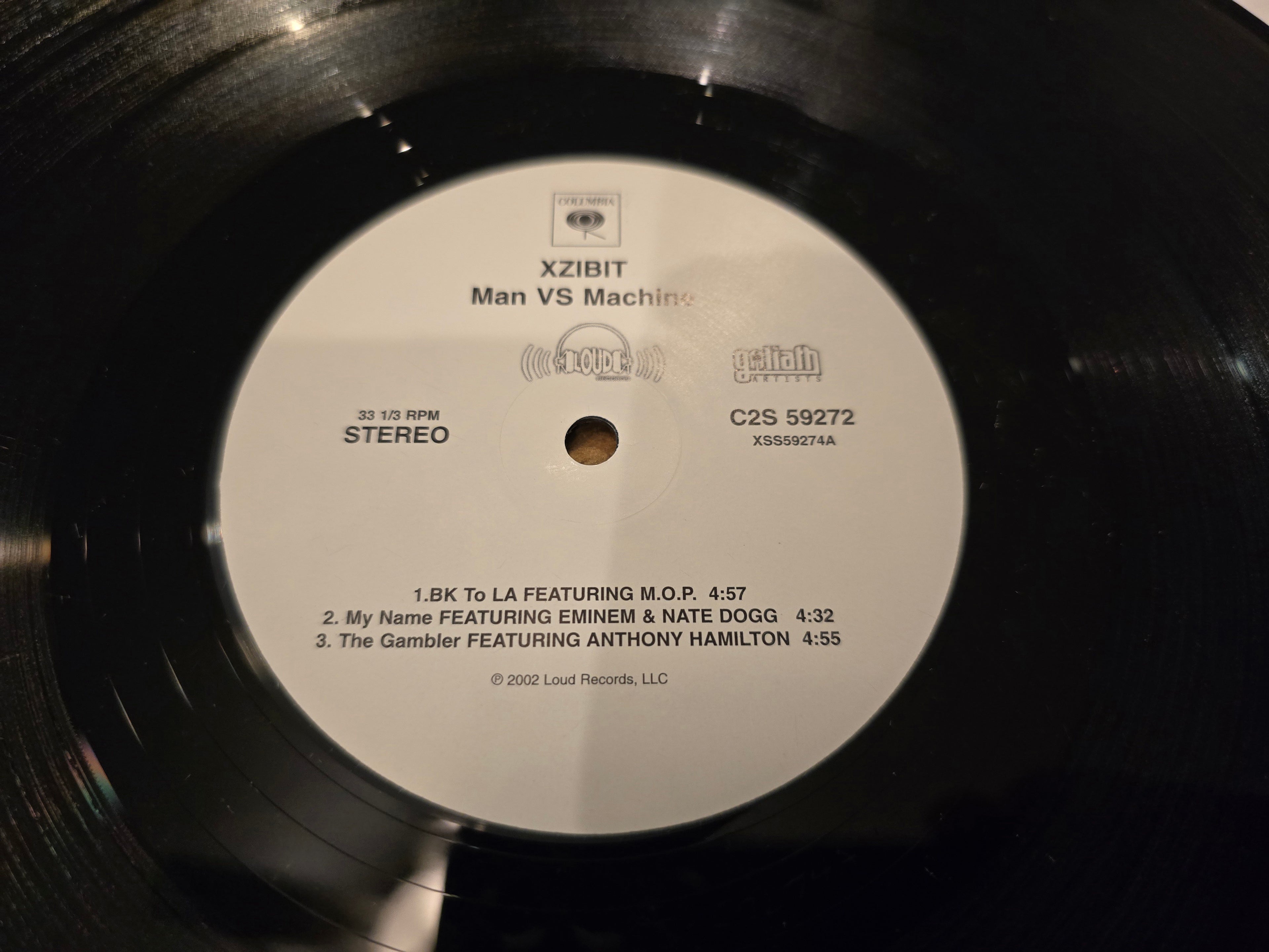 Xzibit – Man vs. Machine (Original US Promo 2xLP, Columbia C2S 59272, Promotional Copy)