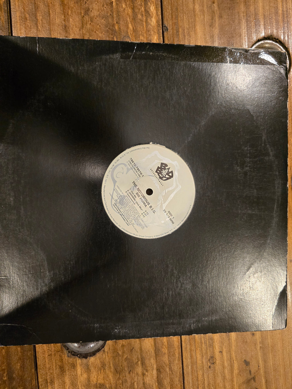 The Notorious B.I.G. – Big Poppa / Warning (US Promo 12" Single, Bad Boy 78612-79016-1, SRC First Stamper)