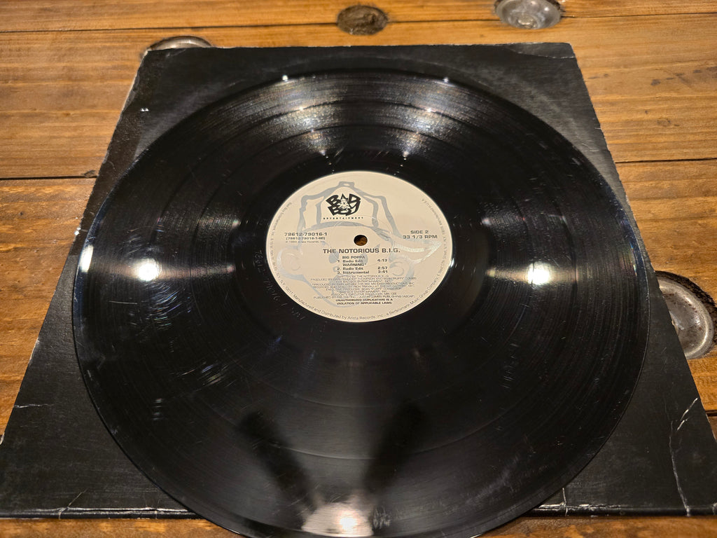 The Notorious B.I.G. – Big Poppa / Warning (US Promo 12" Single, Bad Boy 78612-79016-1, SRC First Stamper)