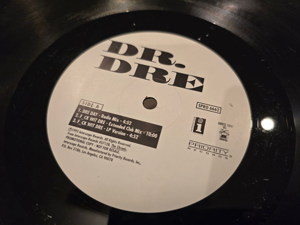 Dr. Dre – Nuthin' But A 'G' Thang / Dre Day (US Promo 12", Interscope SPRO 6662, Allied/Rainbo, Extended Side B Variant)