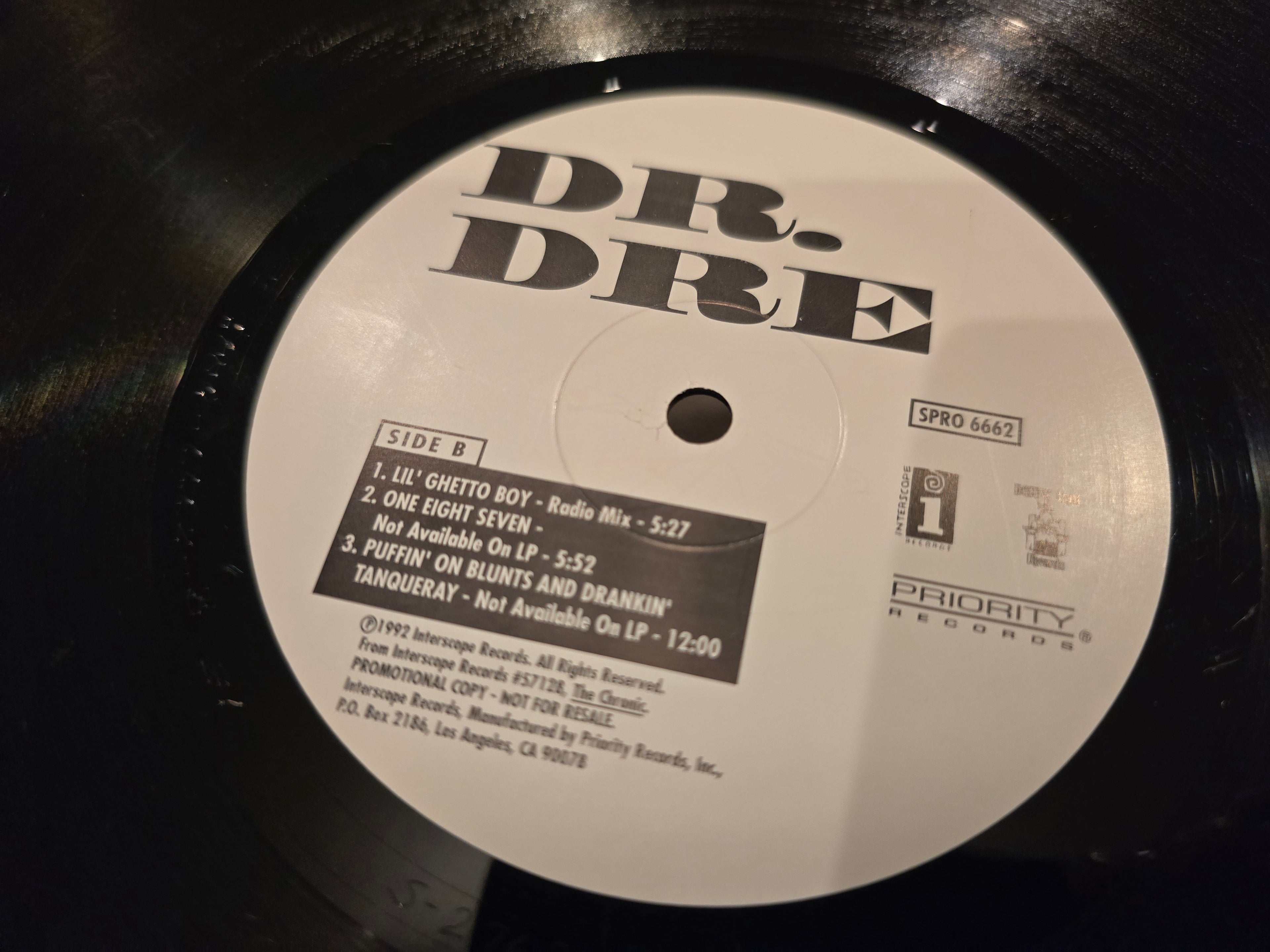 Dr. Dre – Nuthin' But A 'G' Thang / Dre Day (US Promo 12", Interscope SPRO 6662, Allied/Rainbo, Extended Side B Variant)