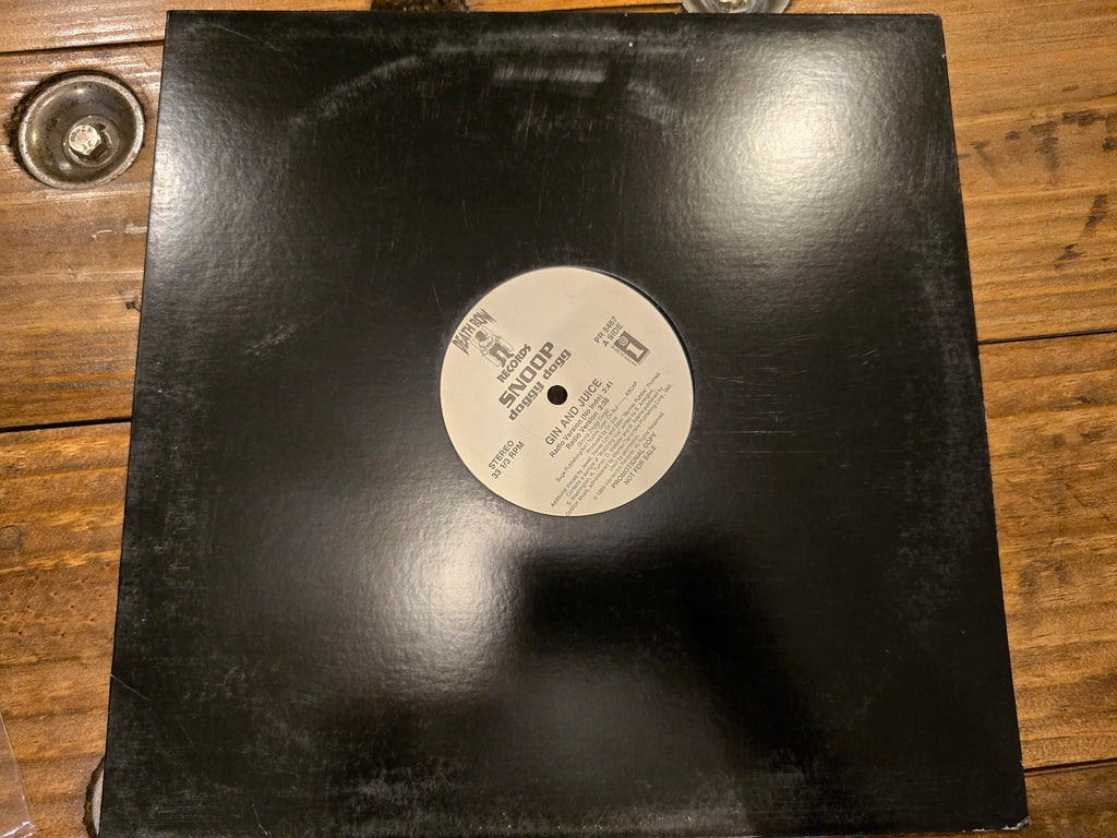 Snoop Doggy Dogg – Gin and Juice (US Radio Promo 12" Single, Death Row/Interscope PR 5467, SRC Pressing)