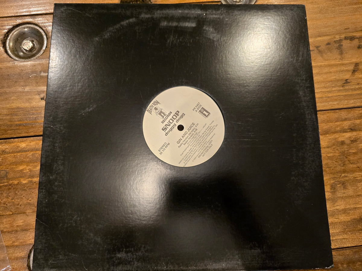 Snoop Doggy Dogg – Gin and Juice (US Radio Promo 12" Single, Death Row/Interscope PR 5467, SRC Pressing)