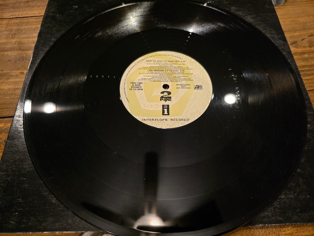 2Pac – I Get Around / Keep Ya Head Up (US Promo 12" Single, Interscope DMD 2062, DMM)