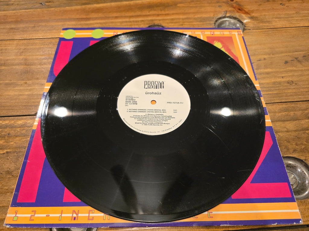 Rohauz / Urohauz – Nothing Changes (DJ Promo 12", 1989 Electronic House, PRO-7272-DJ)