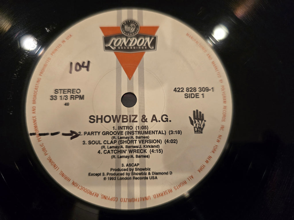 Showbiz & A.G. – Party Groove / Soul Clap EP (Original US Pressing, Payday 422-828-309-1, SRC / Masterdisk)