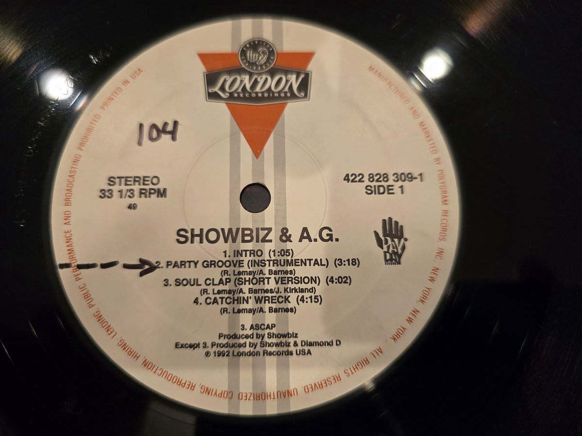 Showbiz & A.G. – Party Groove / Soul Clap EP (Original US Pressing, Payday 422-828-309-1, SRC / Masterdisk)
