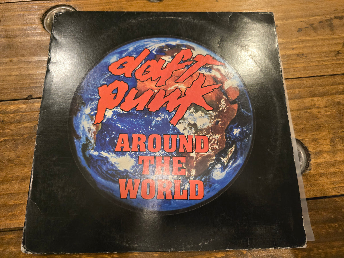 Daft Punk – Around the World (Original French Pressing 12", Virgin Y-38608 / 7243 8 38608 1 3)