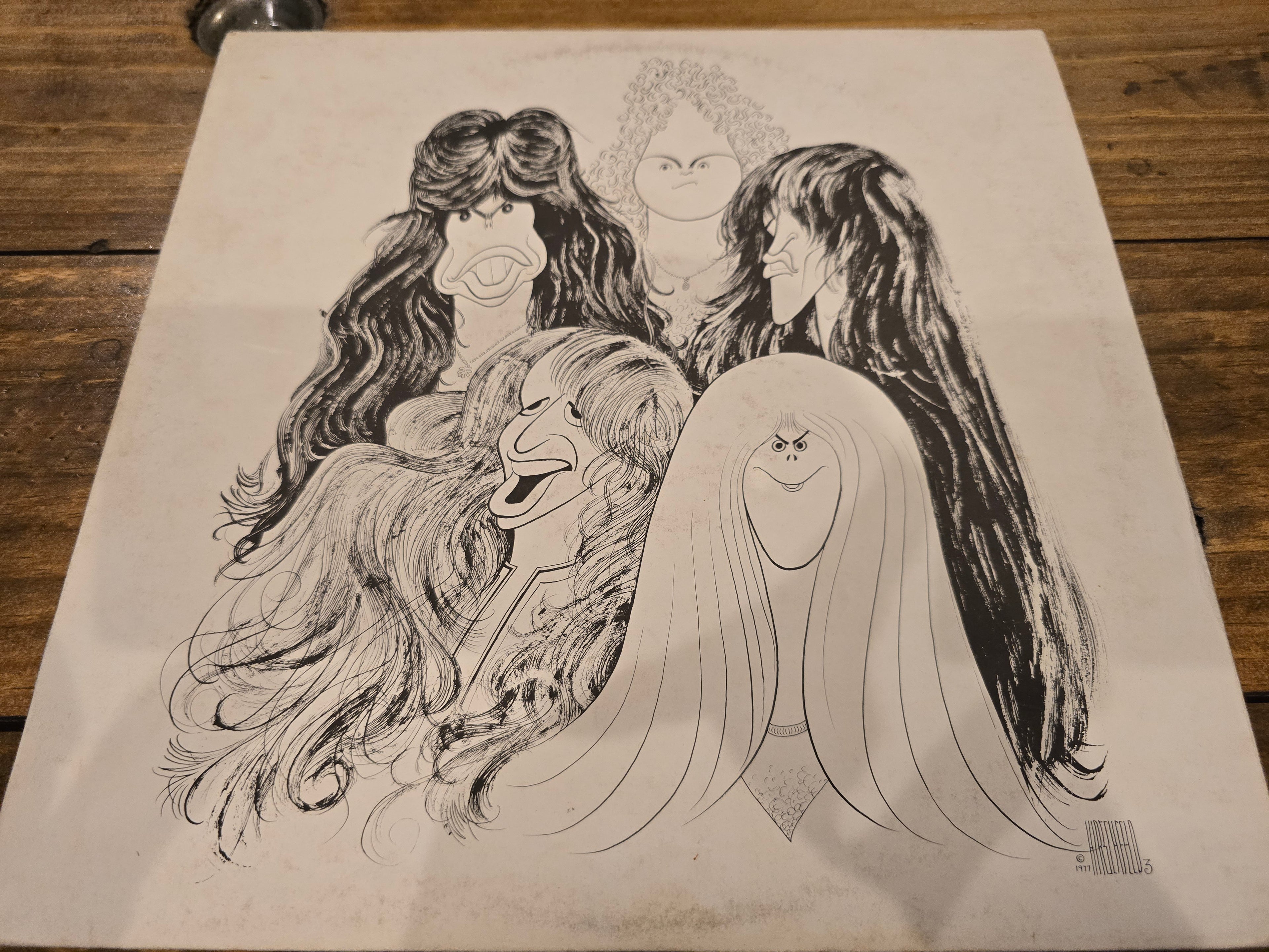 Aerosmith – Draw the Line (Original US White Label Promo LP, Columbia JC 34856, EX)