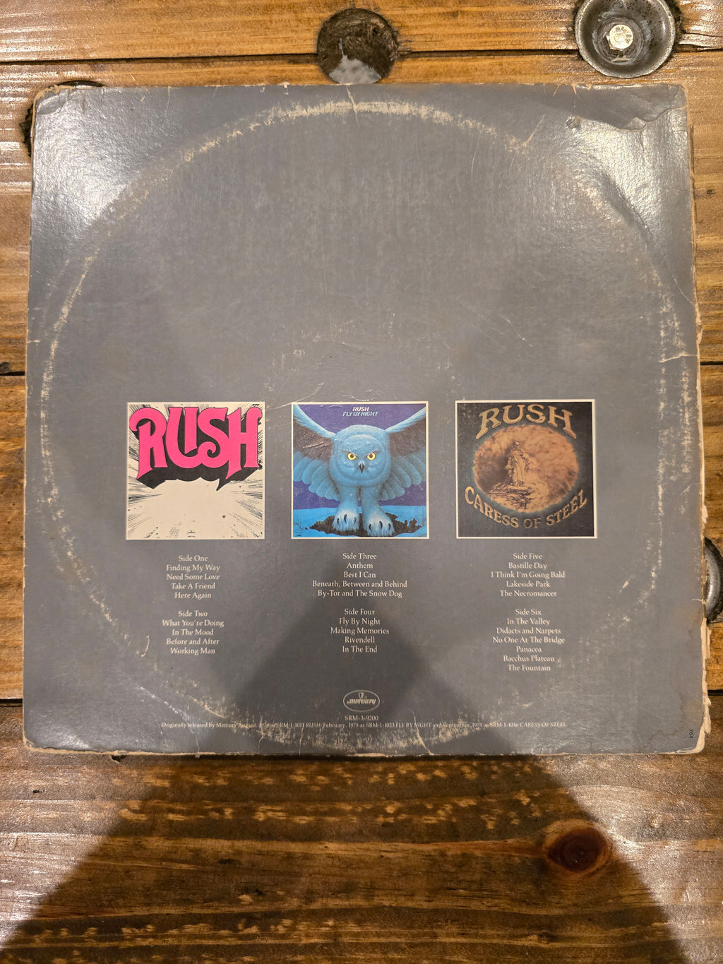 Rush – Archives (Original US 3-LP Box Set, Mercury SRM-3-9200, Masterdisk)