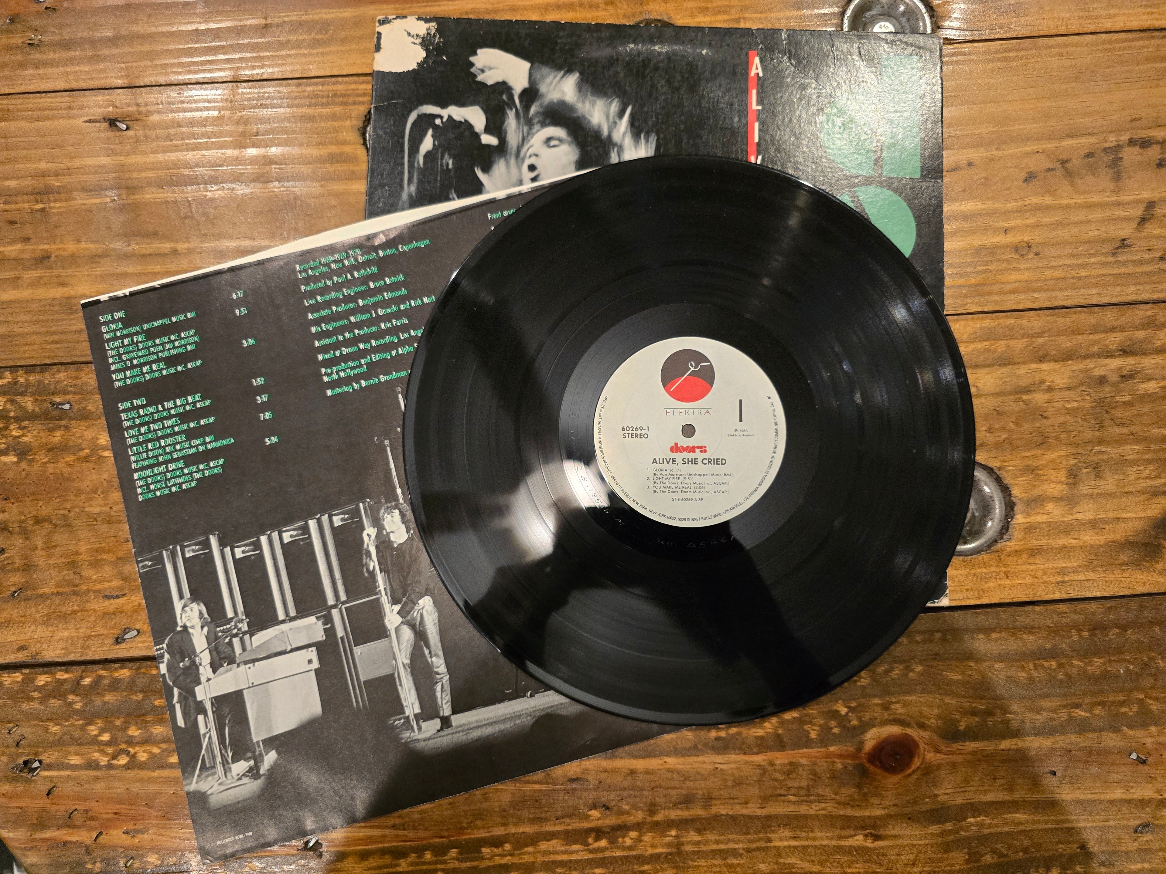 The Doors – Alive, She Cried (Canadian Pressing, Elektra EC 60269-1, Quality Records)