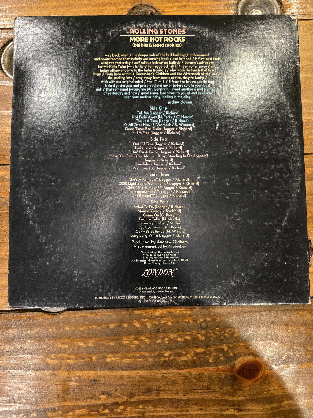 The Rolling Stones – More Hot Rocks (Big Hits & Fazed Cookies) (Original US 2-LP, London 2PS-627, Sterling Sound)