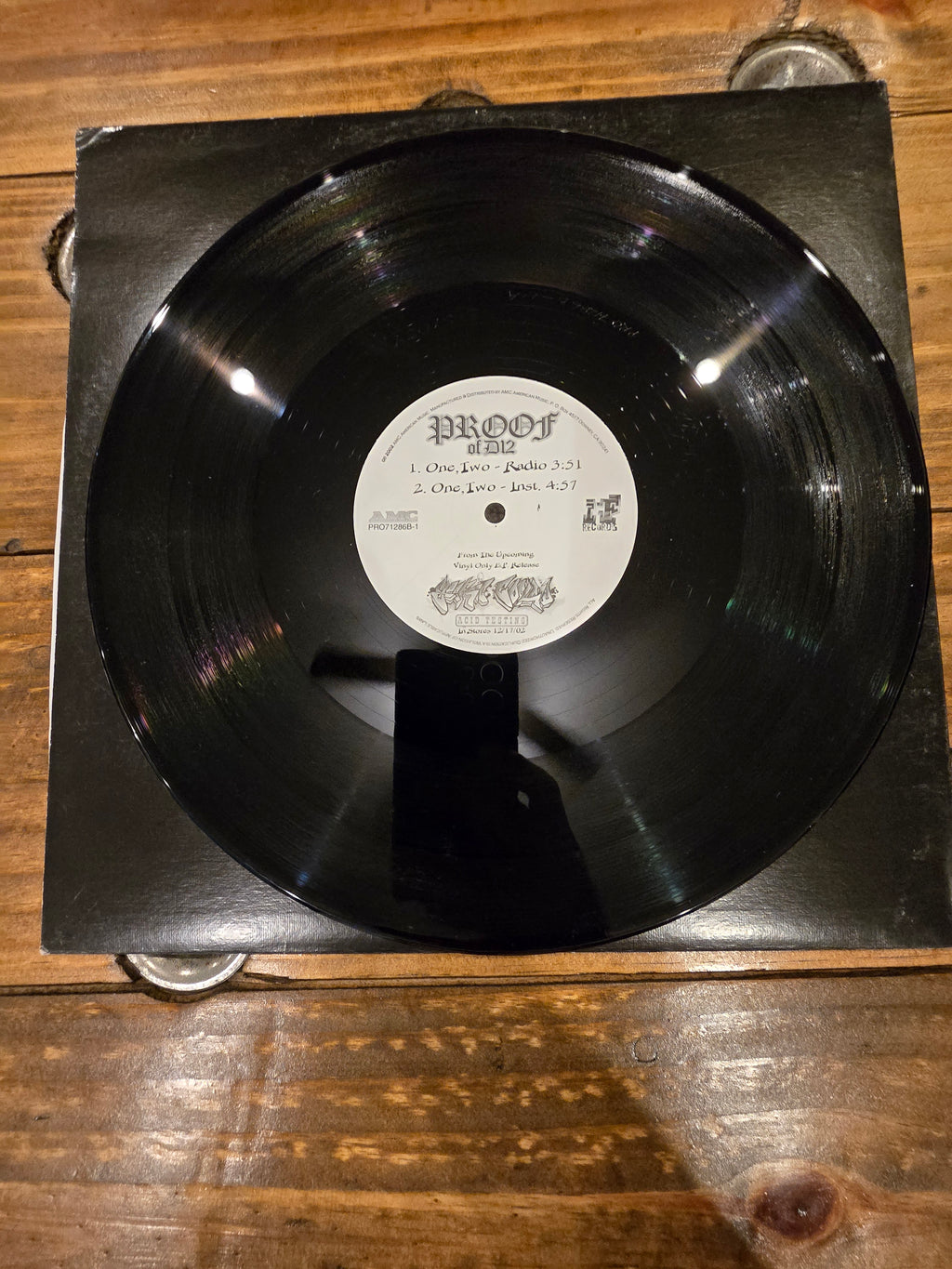 D12 – Proof (US Promo 12" Single, Shady/Interscope PRO-71286)