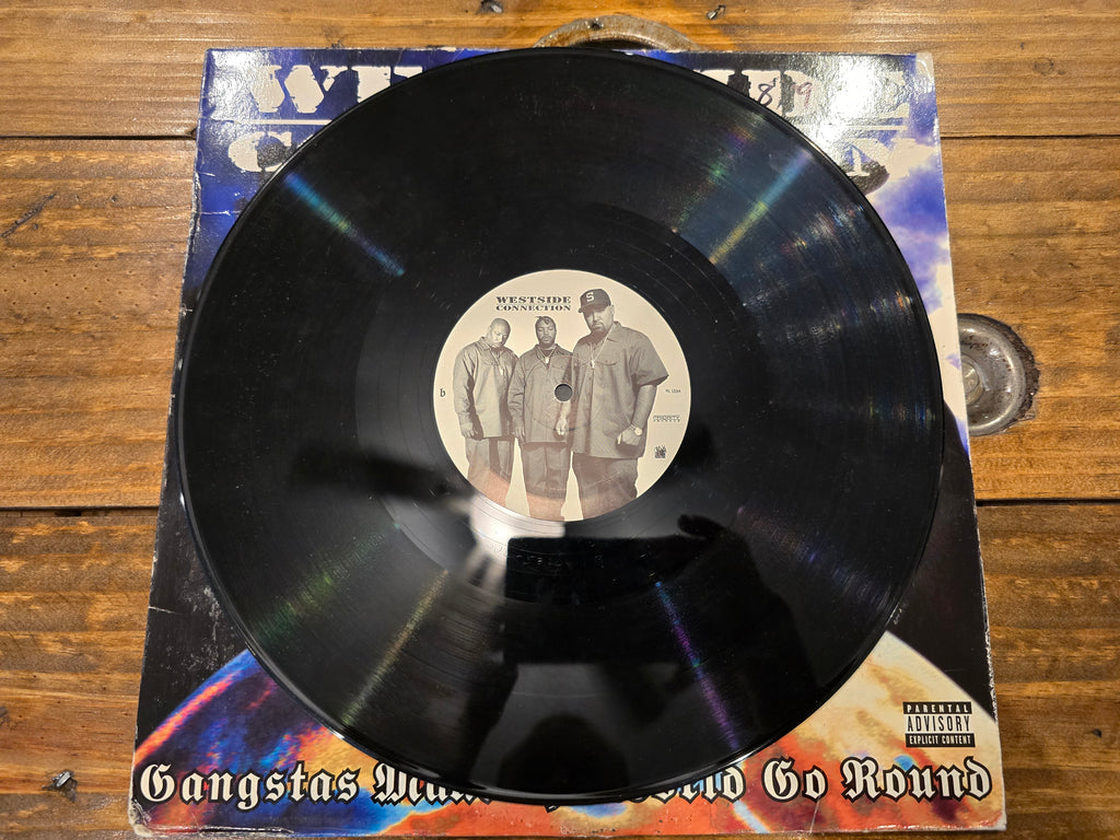 Westside Connection – Gangstas Make the World Go Round (US 12" Single, Priority PVL-53264, SRC First Stamper)
