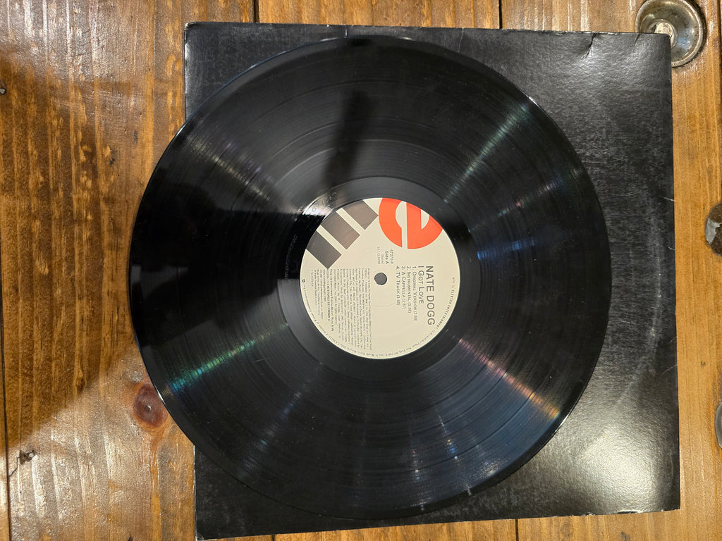 Nate Dogg – I Got Love (US Advance Promo 12" Single, Elektra/Reprise SPRO 0315, Scratched Matrix, 2001)