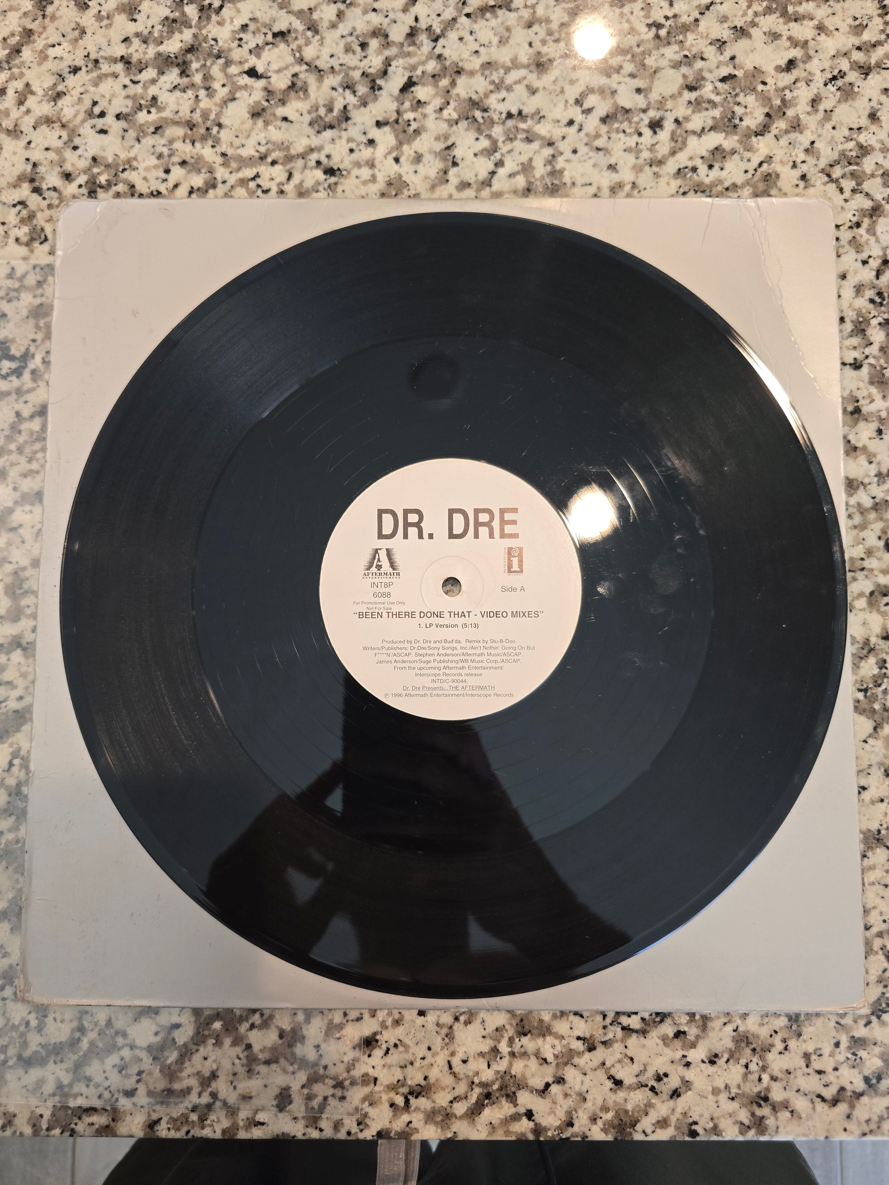 Dr. Dre – Been There, Done That (US Promo 12" Single, Interscope INT8P-6088, Bestway First Stamper, 1996)