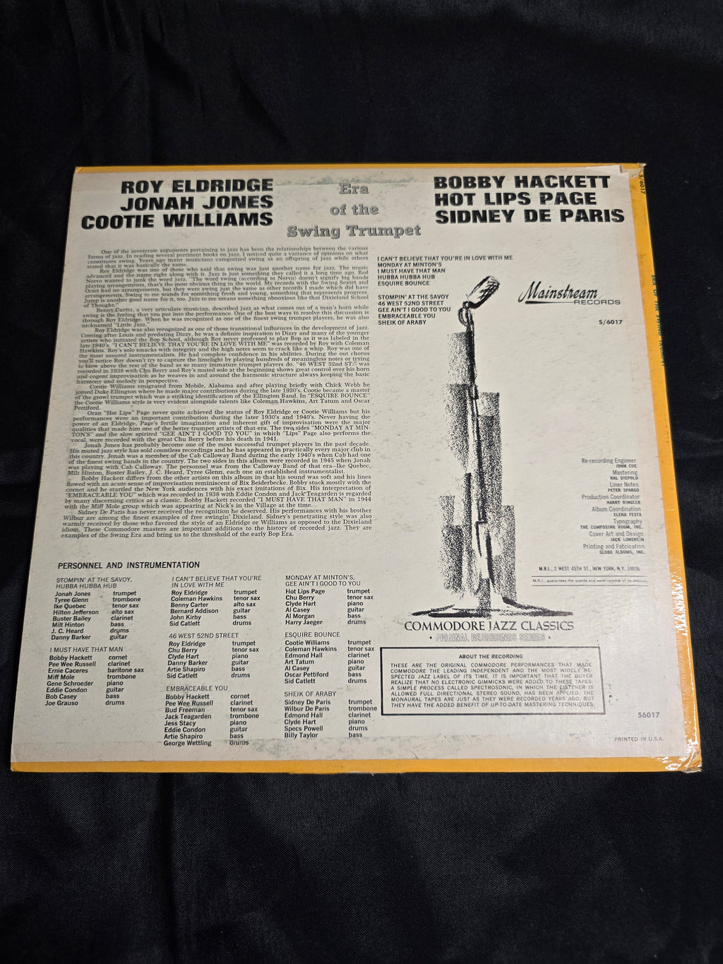 Commodore Jazz Classics (S/6017, VG+)
