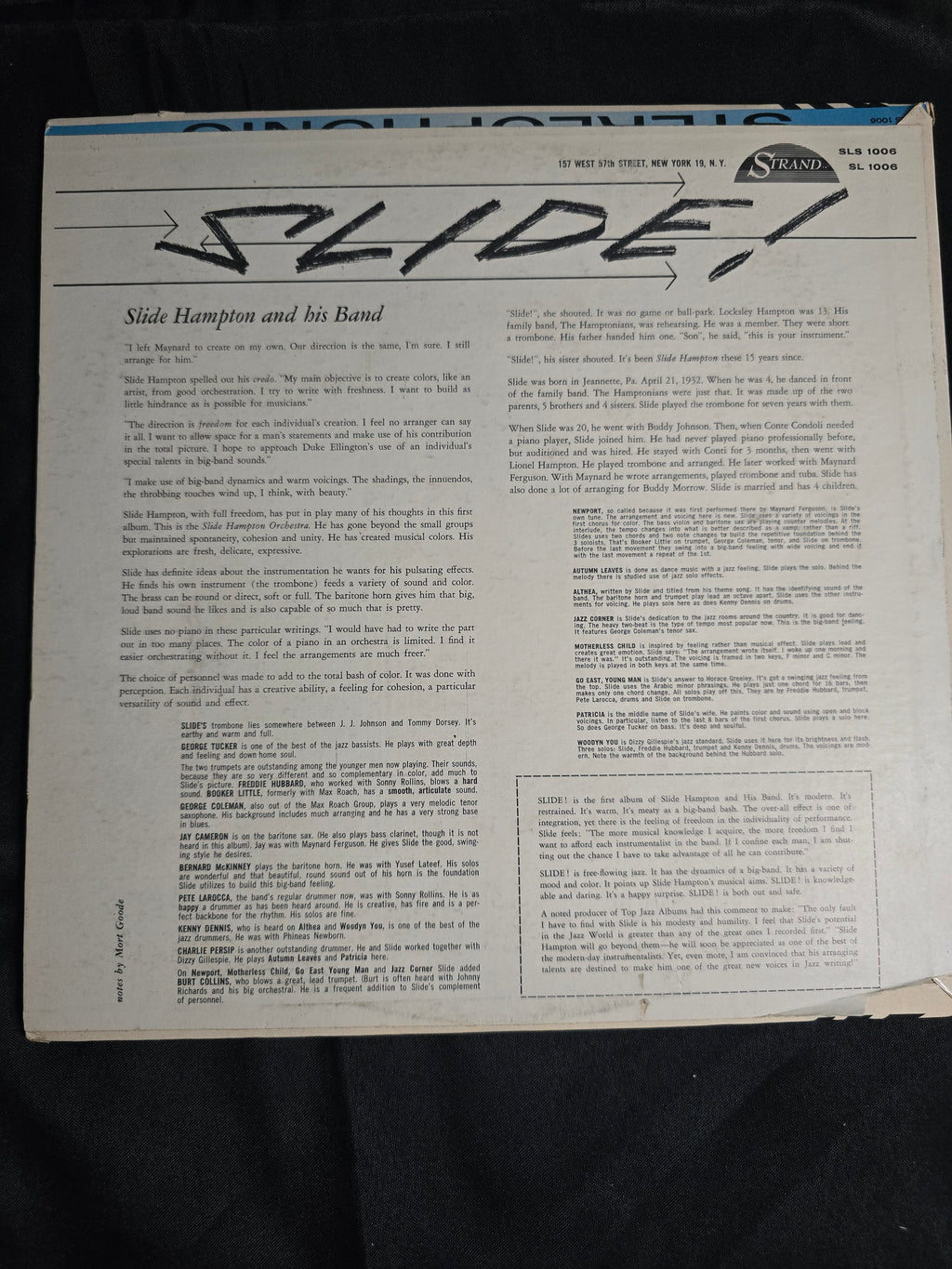 Slide Hampton – Horn of Plenty (SL 1006, VG+)