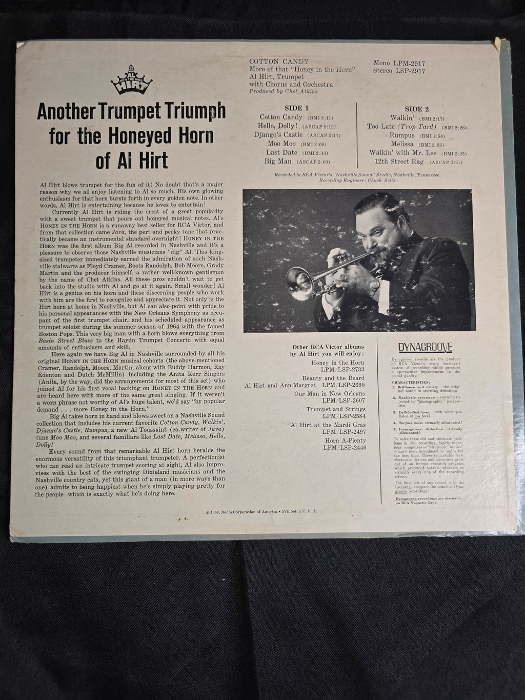 Al Hirt (LSP 2917, VG+)
