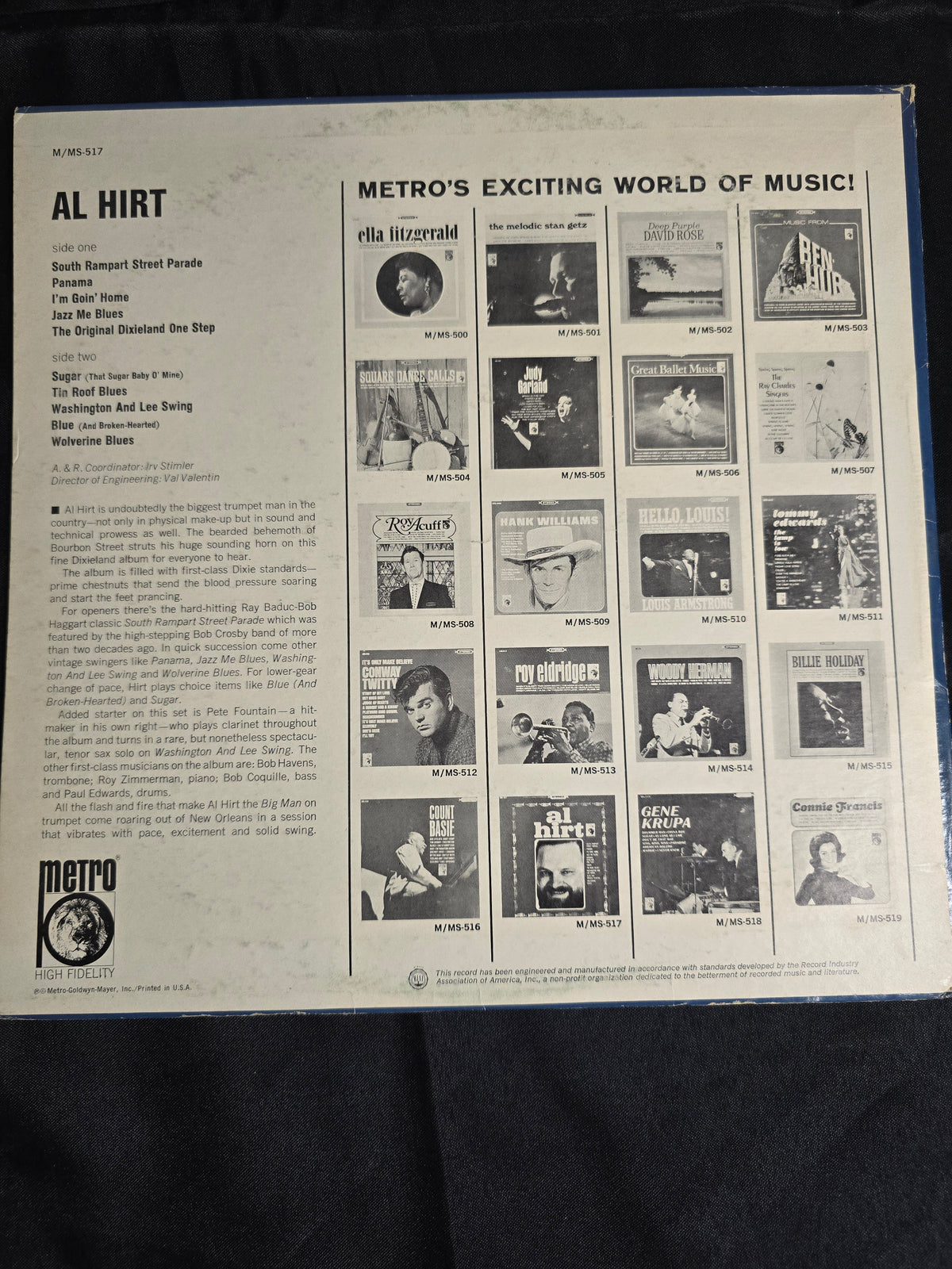 Al Hirt (MS 5127, VG+)