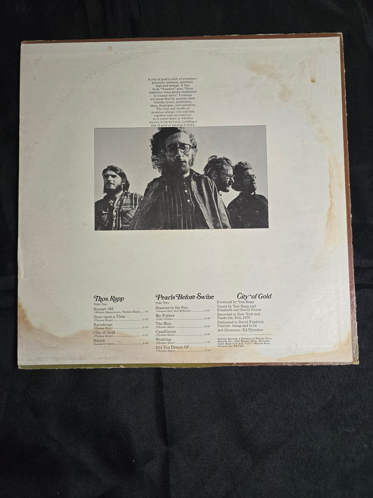 Pearls Before Swine – The Use of Ashes (1970, Reprise RS 6442, VG+)