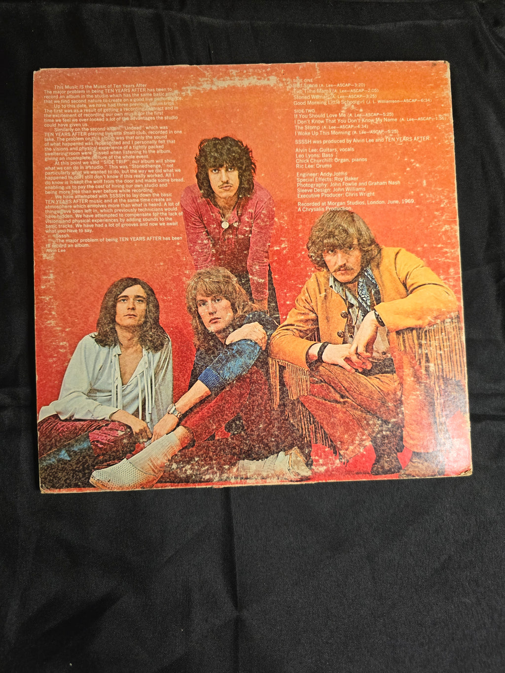 Ten Years After – Ssssh! (1969, Deram DES 18029, VG+)