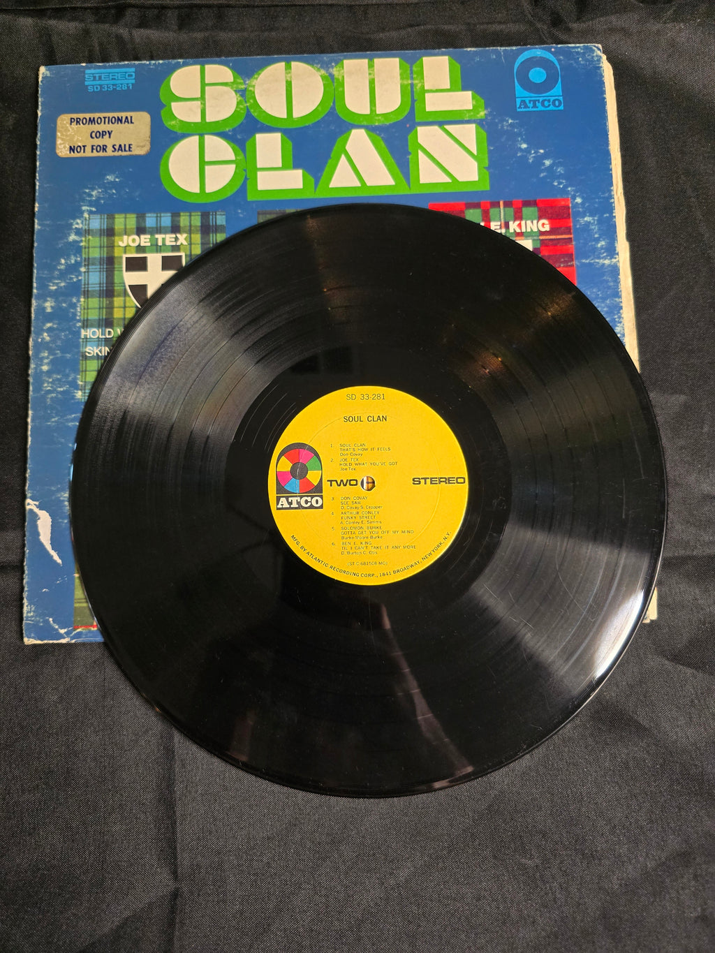 The Soul Clan – The Soul Clan (1969, Atco SD 33-281, VG+) PROMO