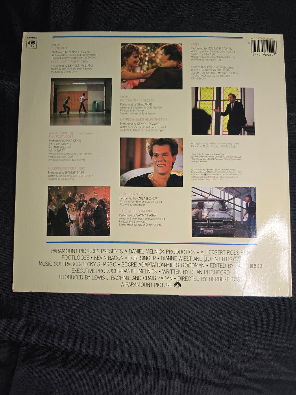 Various Artists – Footloose: Original Soundtrack (1984, JS 39242)