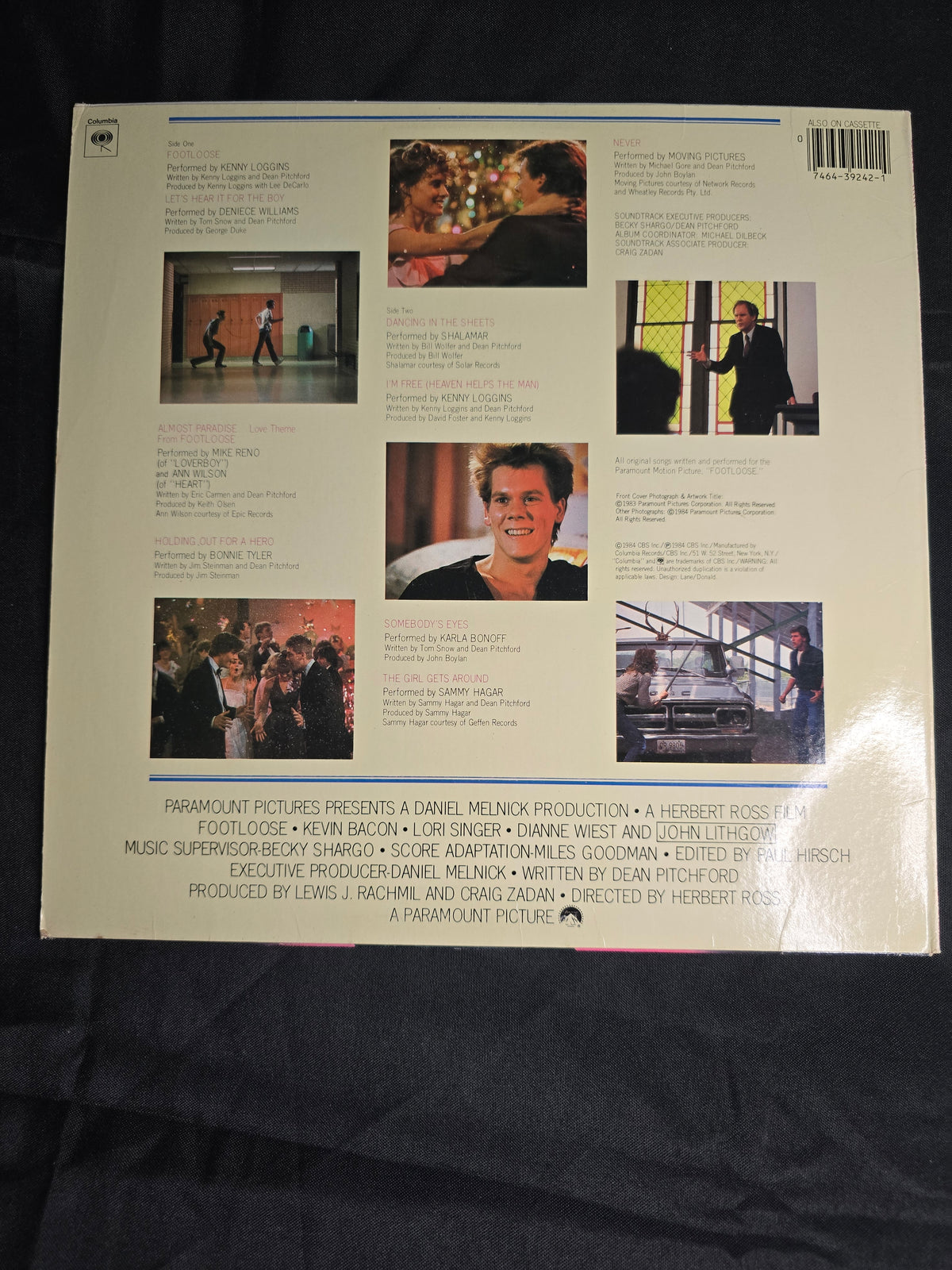 Various Artists – Footloose: Original Soundtrack (1984, JS 39242)