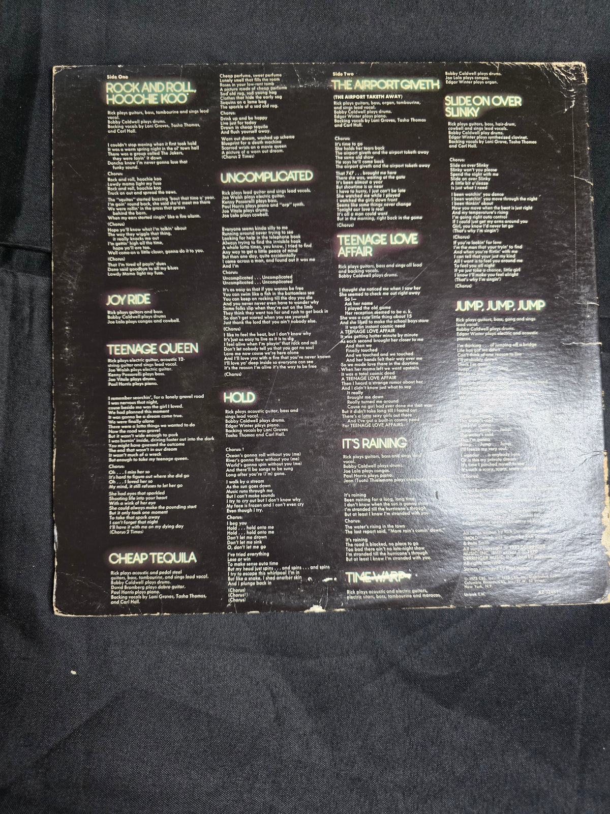 Rick Derringer – All American Boy (Vinyl LP, VG+)