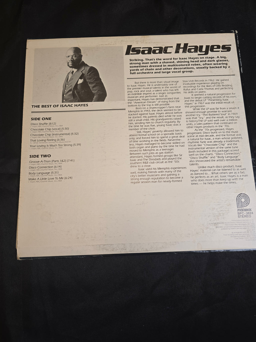 Isaac Hayes - The Best of Isaac Hayes (SPC-3624)