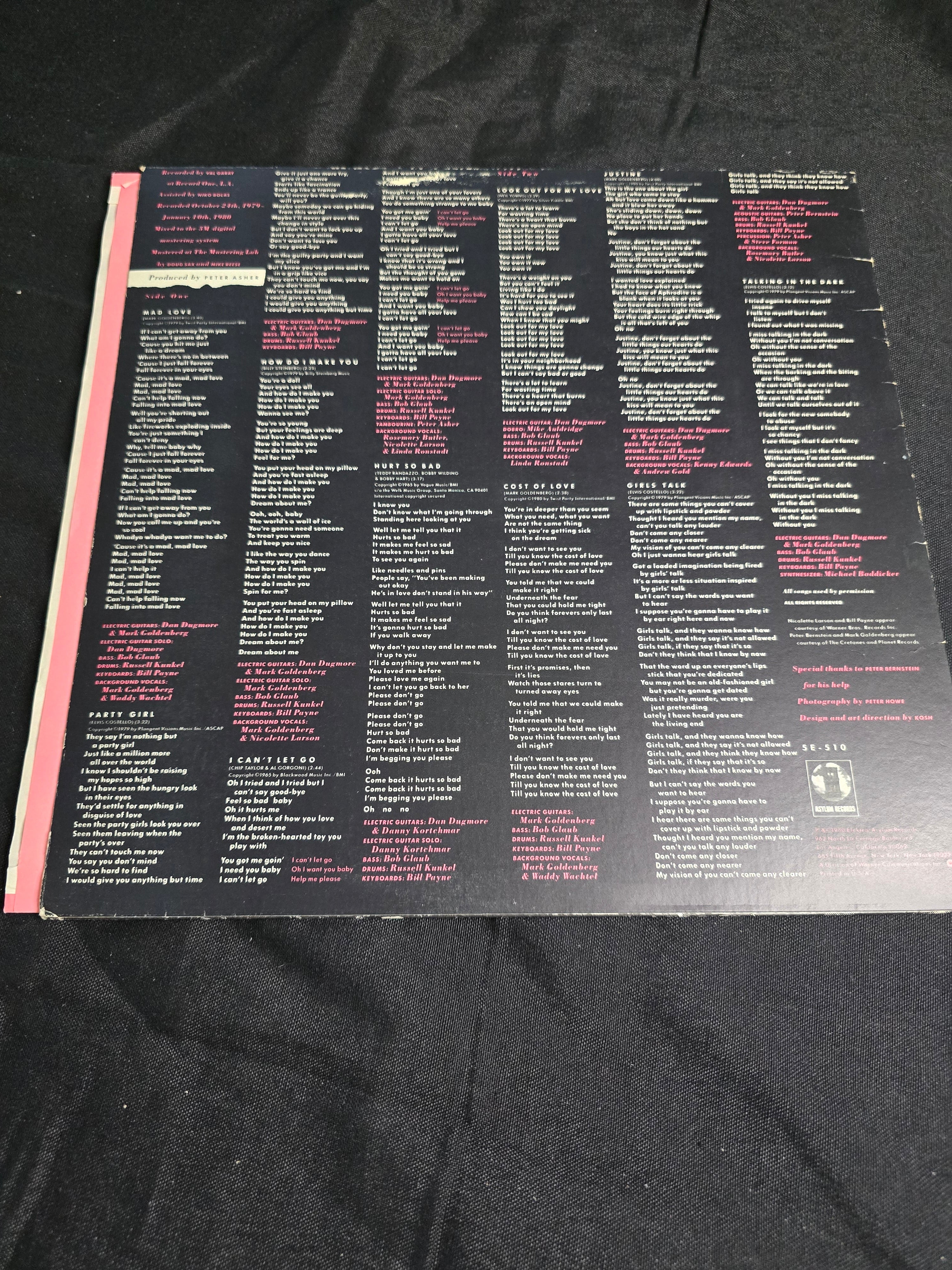 Linda Ronstadt - Mad Love (5E-510)