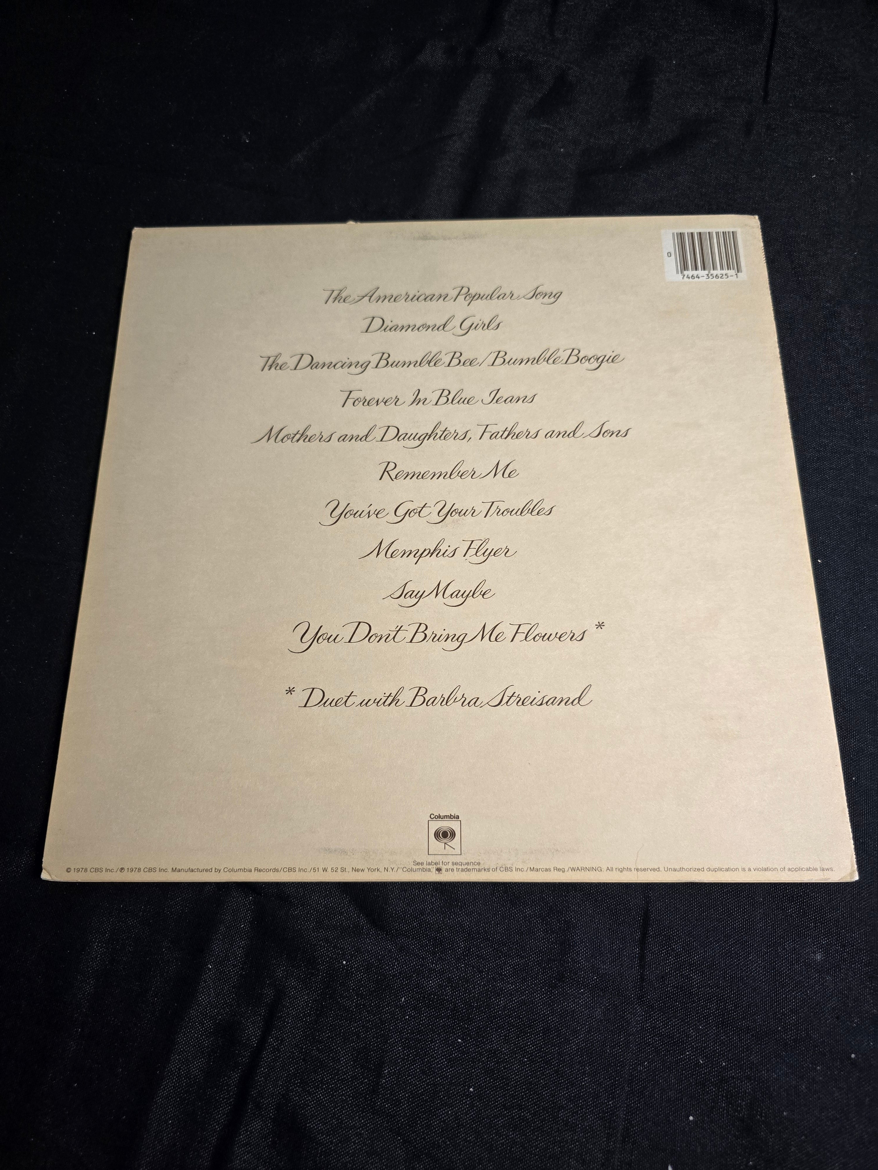 Neil Diamond - You Don't Bring Me Flowers (AL-35625)