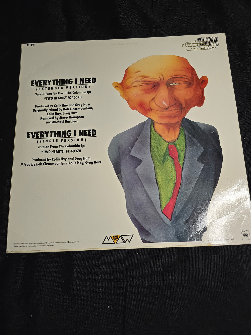 Men at Work - Everything I Need (44-05216)