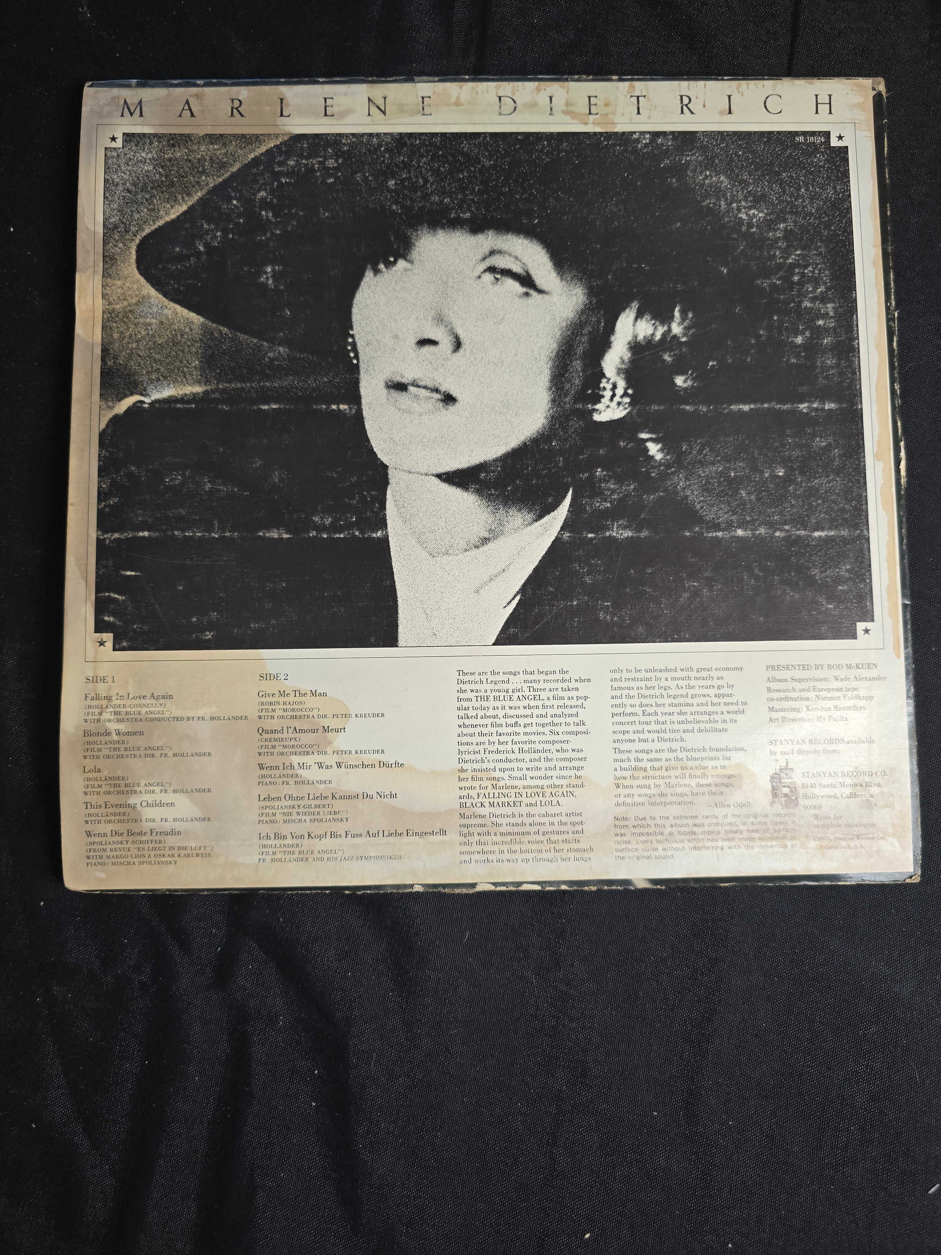 Marlene Dietrich - Marlene (SR-10134)