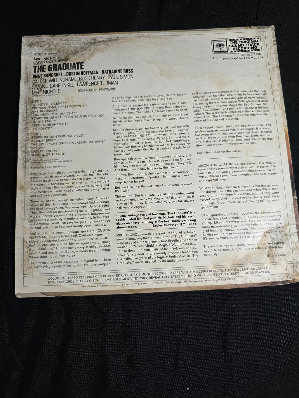 Simon & Garfunkel / Dave Grusin - The Graduate (Original Motion Picture Soundtrack) (XSM-136048)