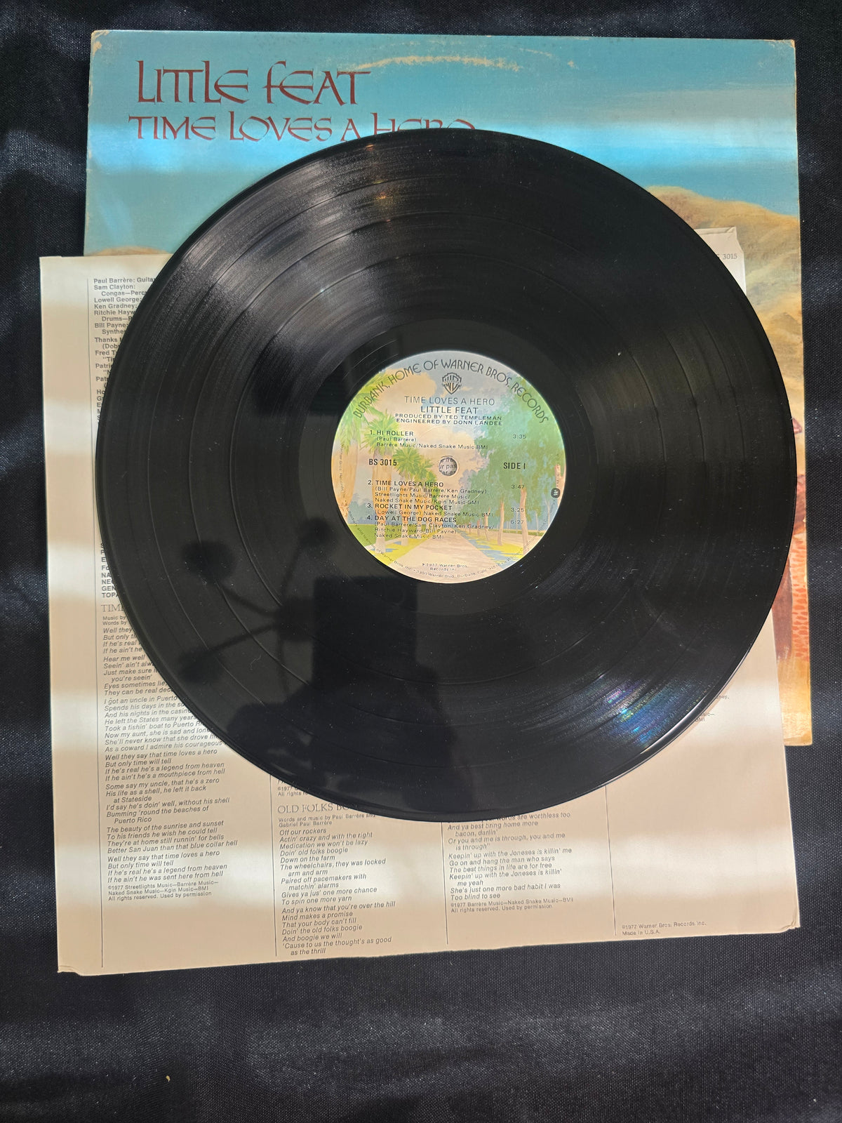 Little Feat – Time Loves a Hero (Warner Bros. BS 3015, VG+)