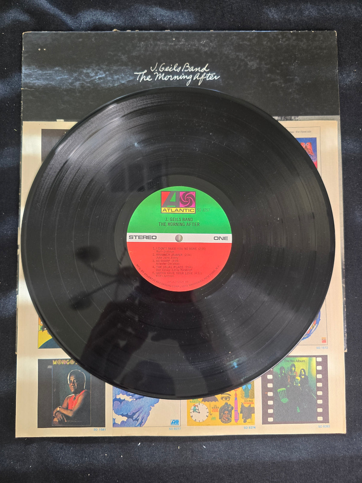 The J. Geils Band – The Morning After (Atlantic SD 8297)