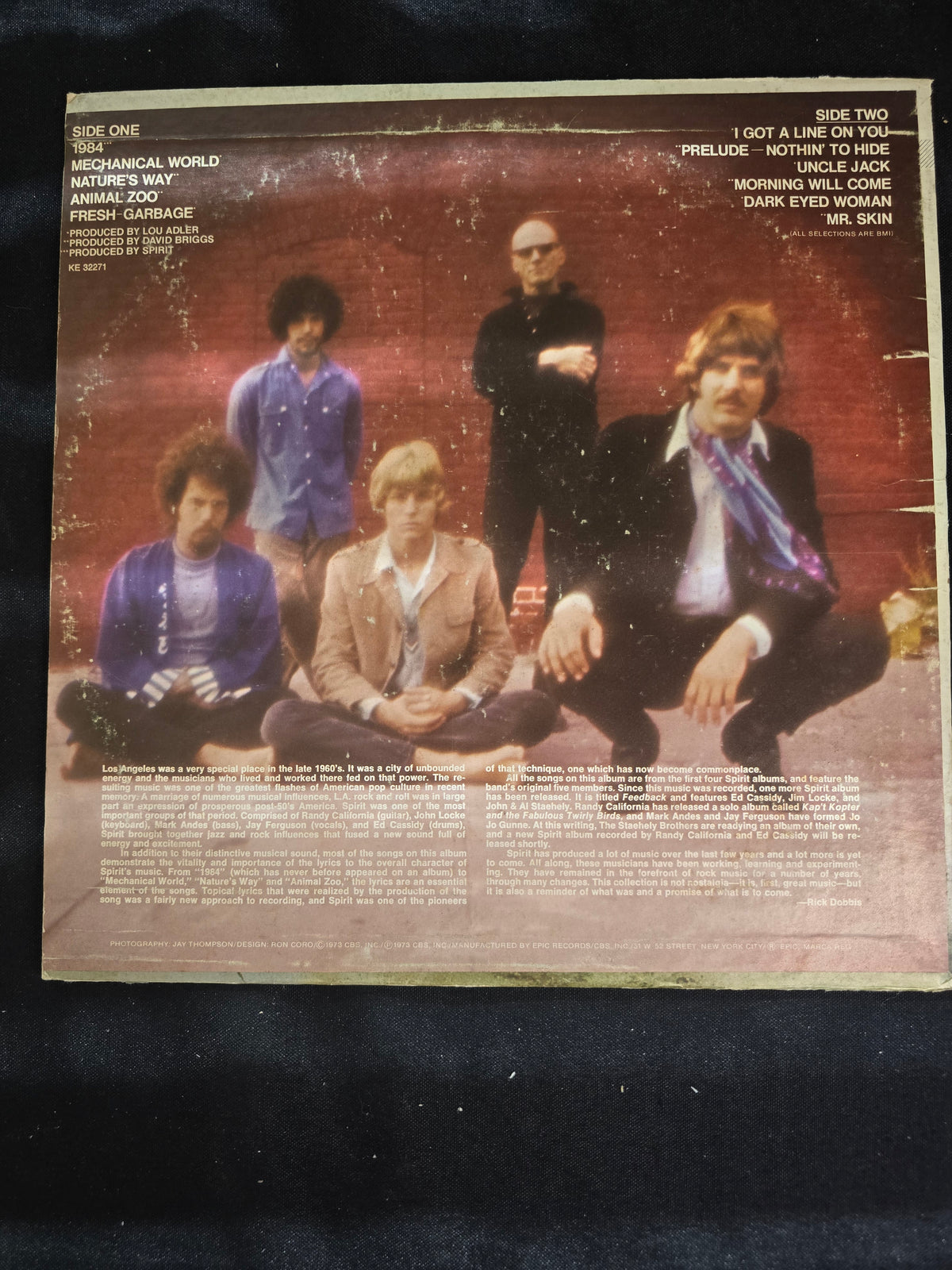Spirit – The Best of Spirit (Epic KE 32271)