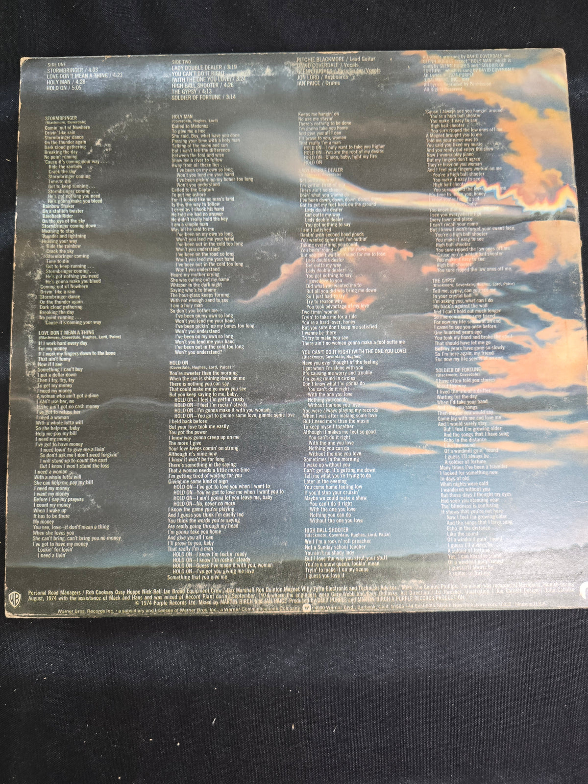 Deep Purple – Burn (Purple Records PR 2832)