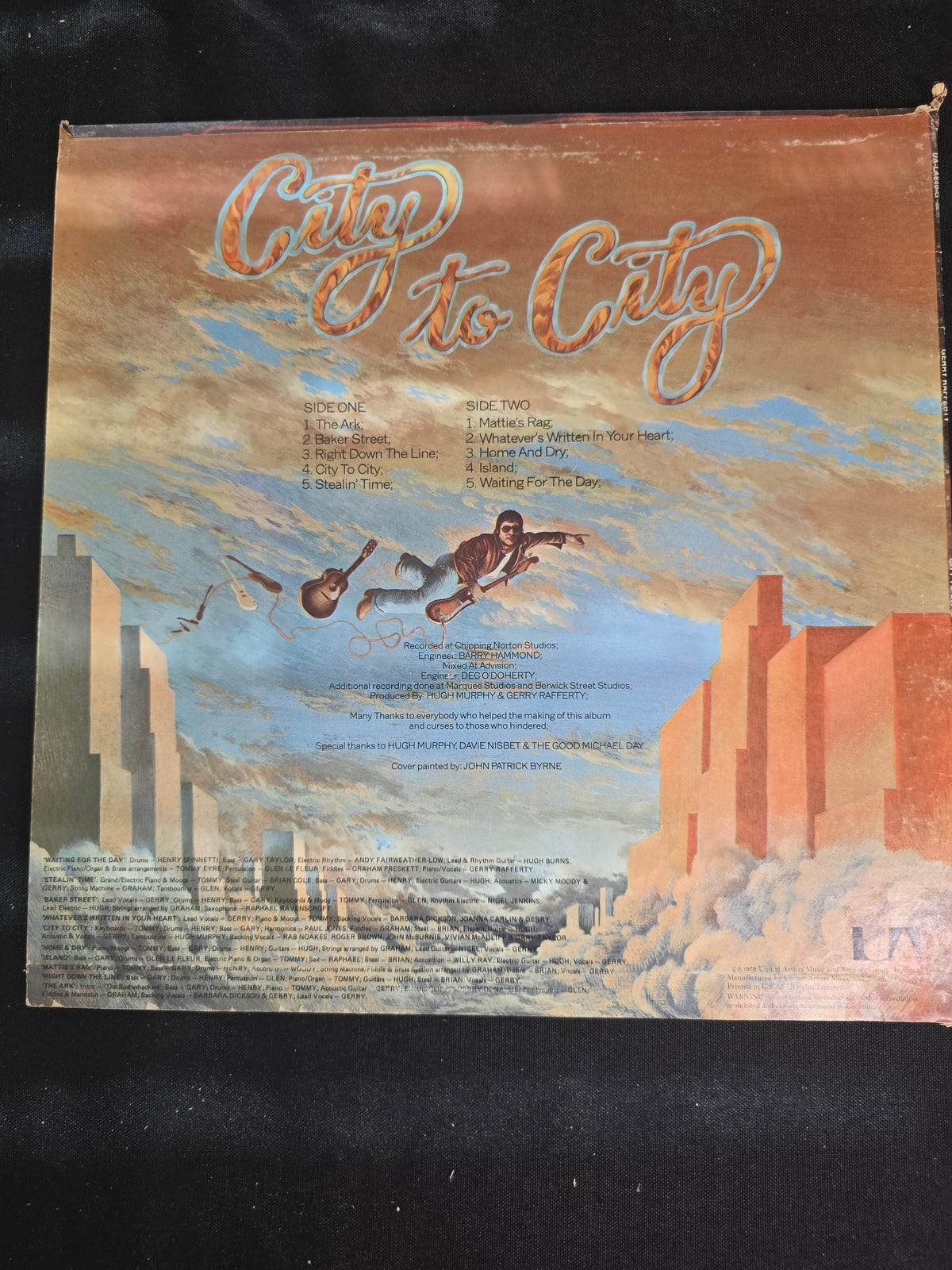 Gerry Rafferty – City to City (United Artists UA-LA840-G)