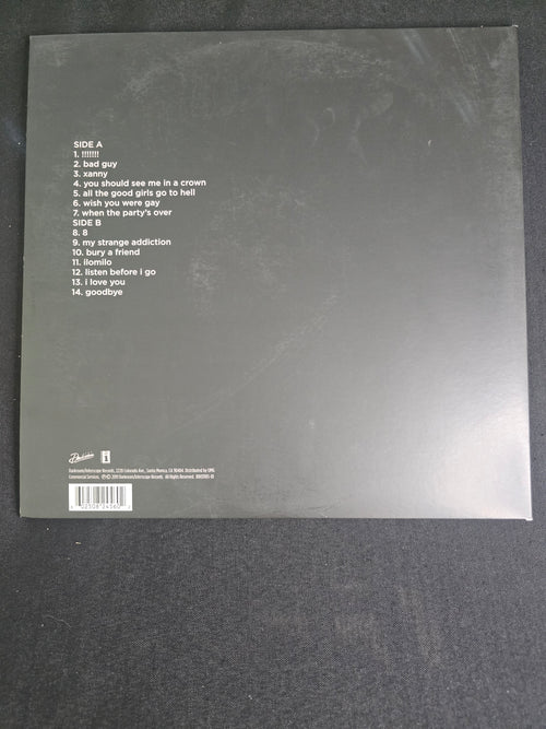 Billie Eilish – Don't Smile at Me (B0029729-01, NM)